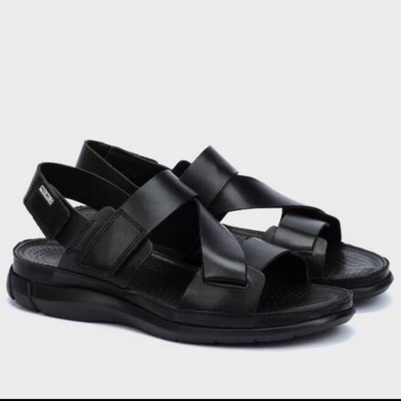 Pikolinos Oropesa M3R-0058 Mens Black Leather Strap Sandals EU 44 US 10.5 -11 main image 3